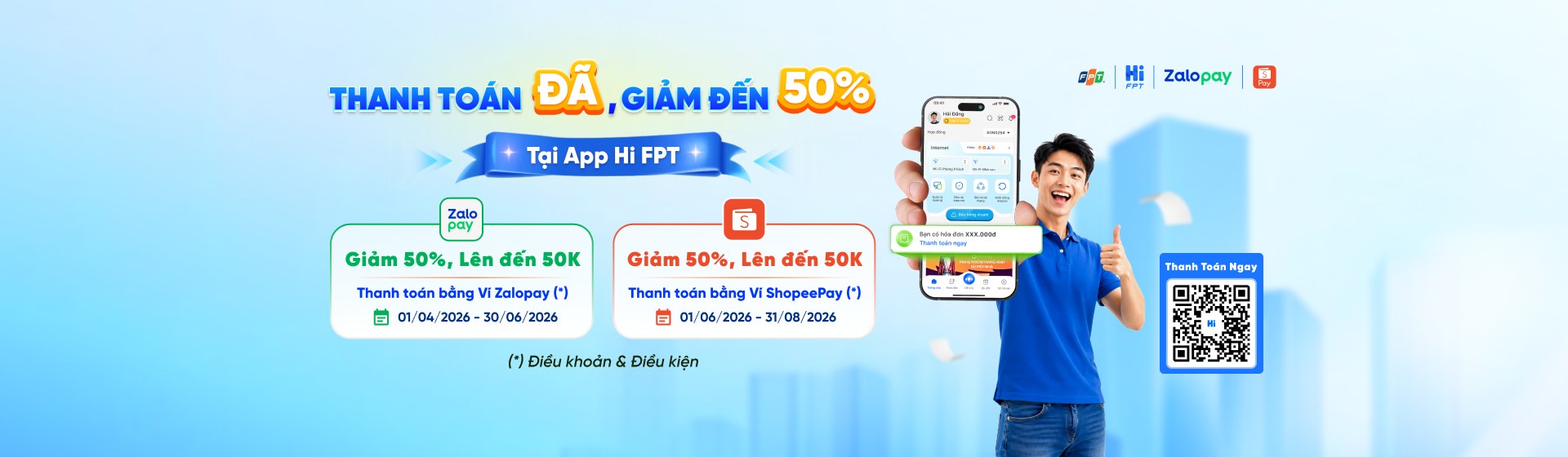 Ưu đãi thanh toán Hi FPT
