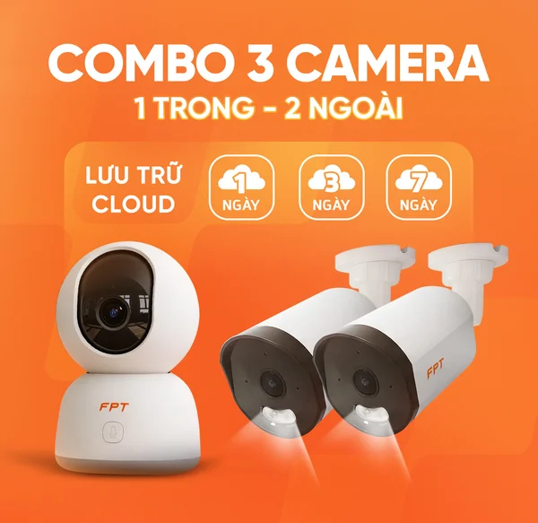 Combo 3 Camera (1 Play 4 + 2 IQ4S)