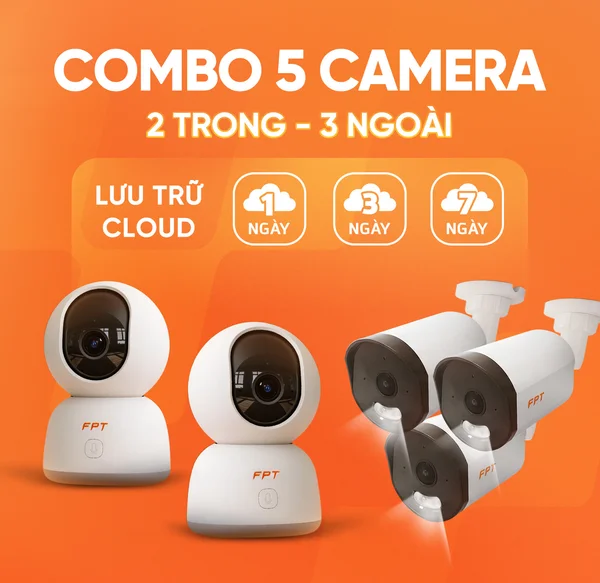 Combo 5 Camera (2 Play 4 + 3 IQ4S)