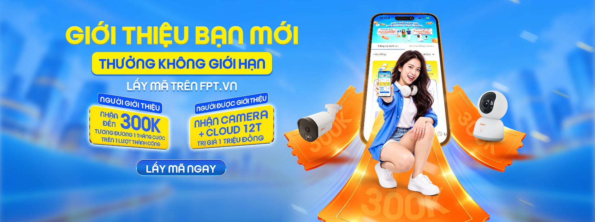 Ưu đãi khuyến mại giới thiệu bạn bè đăng ký mạng FPT