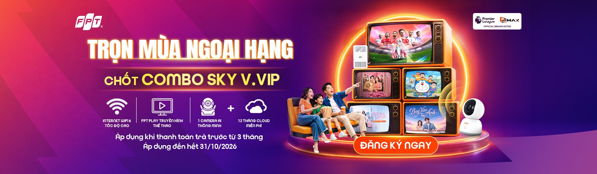 Internet gia đình - Combo VVIP